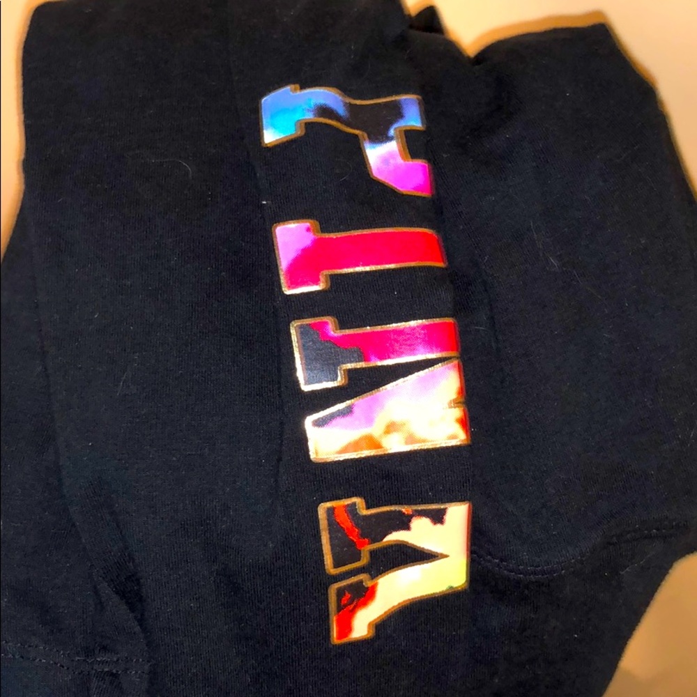 Pink skinny yoga pants